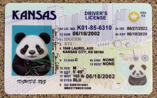 Kansas scannable card