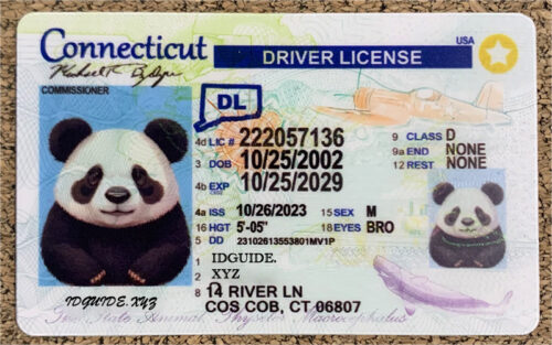 Connecticut scannable card